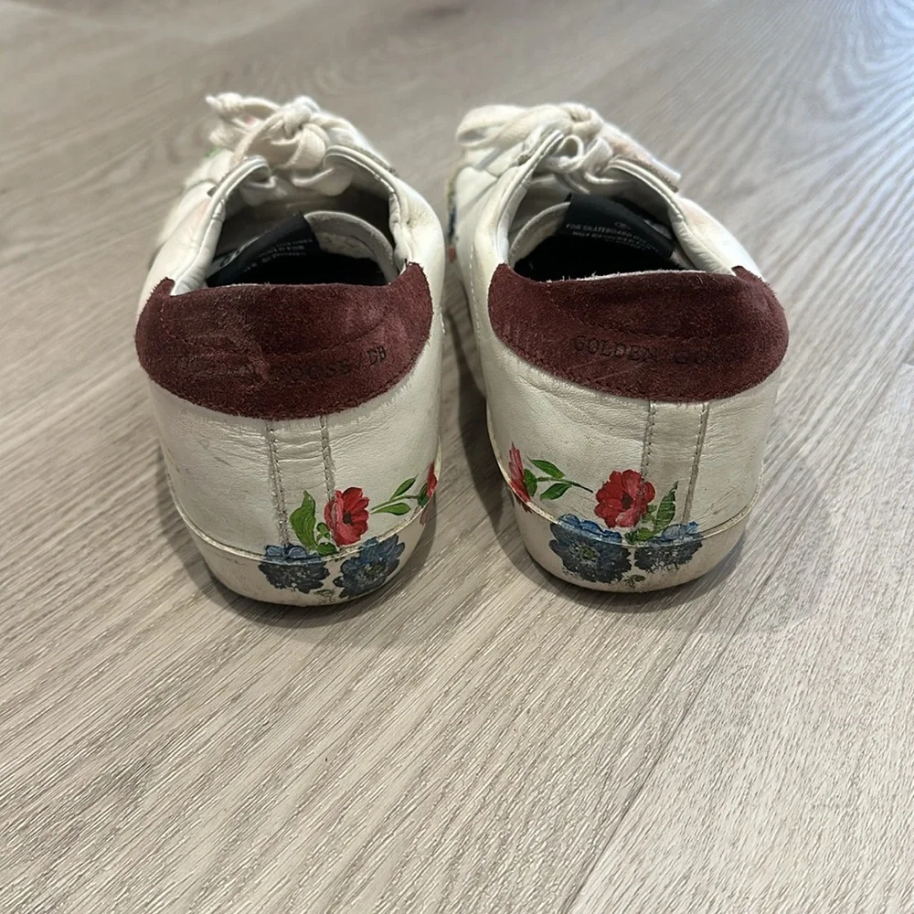 Golden Goose Floral Superstar Sneakers - Picture 4 of 8